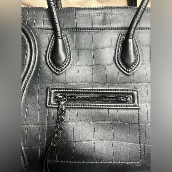 Ceiling Black Croc bag - Picture 2 of 13